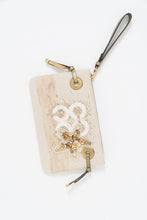 Load image into Gallery viewer, Vintage x COACH Beige, Gold Fabric Clutch
