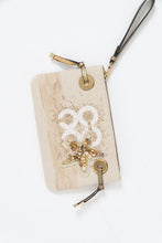 Load image into Gallery viewer, Vintage x COACH Beige, Gold Fabric Clutch