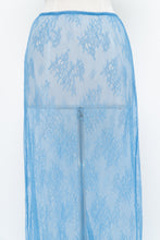 Load image into Gallery viewer, URBAN OUTFITTERS x Blue Lace Maxi Skirt (XS, S)
