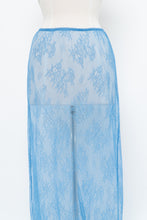 Load image into Gallery viewer, URBAN OUTFITTERS x Blue Lace Maxi Skirt (XS, S)