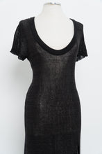 Load image into Gallery viewer, FREE PEOPLE x Black Sheer Knit Maxi Dress (S, M)