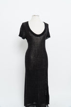Load image into Gallery viewer, FREE PEOPLE x Black Sheer Knit Maxi Dress (S, M)