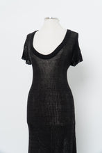 Load image into Gallery viewer, FREE PEOPLE x Black Sheer Knit Maxi Dress (S, M)