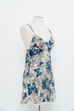 Load image into Gallery viewer, TED BAKER x Butterfly Satin Lace Slip Dress (S)
