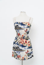 Load image into Gallery viewer, Vintage x Made in Mexico x Hawaiian Patterned Mini Dress (S)