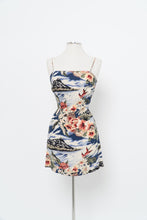 Load image into Gallery viewer, Vintage x Made in Mexico x Hawaiian Patterned Mini Dress (S)