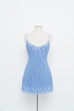 Load image into Gallery viewer, Vintage x Perwinkle Lace Mini Slip Dress (M)