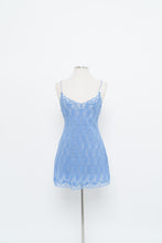 Load image into Gallery viewer, Vintage x Perwinkle Lace Mini Slip Dress (M)