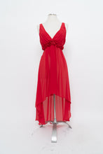 Load image into Gallery viewer, Vintage x Red Rose Back Tie Sheer Top/Dress (M, L)