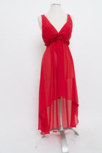 Load image into Gallery viewer, Vintage x Red Rose Back Tie Sheer Top/Dress (M, L)