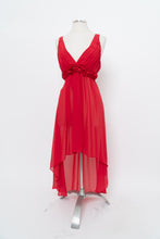 Load image into Gallery viewer, Vintage x Red Rose Back Tie Sheer Top/Dress (M, L)