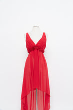 Load image into Gallery viewer, Vintage x Red Rose Back Tie Sheer Top/Dress (M, L)