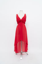 Load image into Gallery viewer, Vintage x Red Rose Back Tie Sheer Top/Dress (M, L)