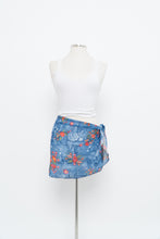 Load image into Gallery viewer, Vintage x Blue, Lace Patterned Bikini Coverup Skirt (M, L)