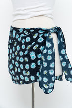 Load image into Gallery viewer, Vintage x Navy Blue Diasy Bikini Coverup Skirt (S-L)