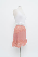 Load image into Gallery viewer, FOR LOVE &amp; LEMONS x Pink Lace Skirt (XS, S)
