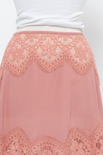 Load image into Gallery viewer, FOR LOVE &amp; LEMONS x Pink Lace Skirt (XS, S)