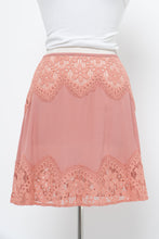 Load image into Gallery viewer, FOR LOVE &amp; LEMONS x Pink Lace Skirt (XS, S)