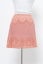 Load image into Gallery viewer, FOR LOVE &amp; LEMONS x Pink Lace Skirt (XS, S)