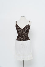 Load image into Gallery viewer, Vintage x Brown Lace Tank (M, L)