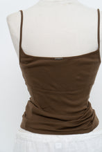 Load image into Gallery viewer, Vintage x HUGO BOSS Brown Cotton Side-lace Tank (L)