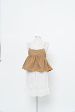 Load image into Gallery viewer, EN SAISON x Golden Cropped Peplum Tank (XS, S)