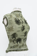 Load image into Gallery viewer, Vintage x Cinched Palm Tree Top (XS-M)