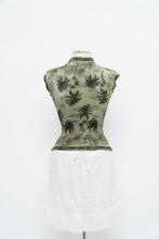 Load image into Gallery viewer, Vintage x Cinched Palm Tree Top (XS-M)