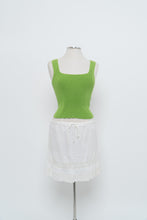 Load image into Gallery viewer, Vintage x Made in Phillipines x Bright Green Cotton Knit Tank (S, M)