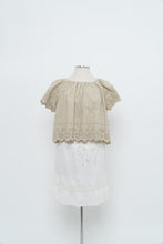 Load image into Gallery viewer, GAP x Beige Cropped Peplum Cotton Top (XS-M)