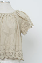Load image into Gallery viewer, GAP x Beige Cropped Peplum Cotton Top (XS-M)
