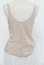 Load image into Gallery viewer, Vintage x Made in USA x OLGA Beige Silk-feel Tank (M)