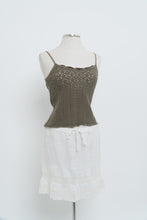 Load image into Gallery viewer, Vintage x Olive Green Knit Tank (S, M)
