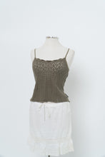 Load image into Gallery viewer, Vintage x Olive Green Knit Tank (S, M)