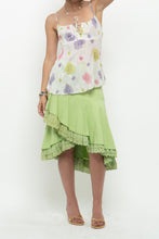 Load image into Gallery viewer, Vintage x Cream Floral Metallic Tie Tank (XS, S)