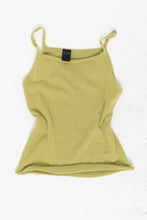 Load image into Gallery viewer, Vintage x Chartreuse Knit Cropped Tank (XS)