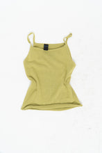 Load image into Gallery viewer, Vintage x Chartreuse Knit Cropped Tank (XS)