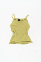 Load image into Gallery viewer, Vintage x Chartreuse Knit Cropped Tank (XS)