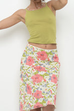 Load image into Gallery viewer, Vintage x Chartreuse Knit Cropped Tank (XS)