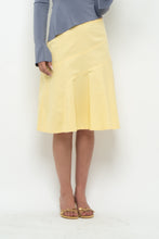 Load image into Gallery viewer, Vintage x GAP Yellow Cotton Panelled Midi Skirt (XS, S)