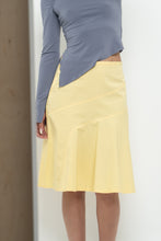 Load image into Gallery viewer, Vintage x GAP Yellow Cotton Panelled Midi Skirt (XS, S)