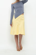 Load image into Gallery viewer, Vintage x GAP Yellow Cotton Panelled Midi Skirt (XS, S)