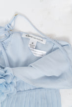 Load image into Gallery viewer, Vintage x Baby Blue Rose Pleated Crop Tank (S, M)