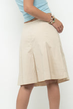 Load image into Gallery viewer, Vintage x MOSSIMO Beige Panelled Cotton-Blend Midi Skirt (S, M)