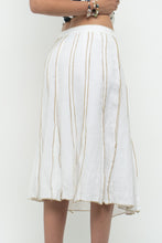 Load image into Gallery viewer, Vintage x CARTISE Cream, Beige Linen Cotton Maxi Skirt (M, L)