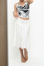 Load image into Gallery viewer, Vintage x CARTISE Cream, Beige Linen Cotton Maxi Skirt (M, L)