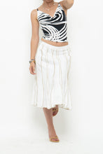 Load image into Gallery viewer, Vintage x CARTISE Cream, Beige Linen Cotton Maxi Skirt (M, L)