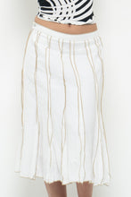 Load image into Gallery viewer, Vintage x CARTISE Cream, Beige Linen Cotton Maxi Skirt (M, L)