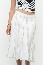 Load image into Gallery viewer, Vintage x CARTISE Cream, Beige Linen Cotton Maxi Skirt (M, L)