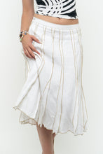 Load image into Gallery viewer, Vintage x CARTISE Cream, Beige Linen Cotton Maxi Skirt (M, L)
